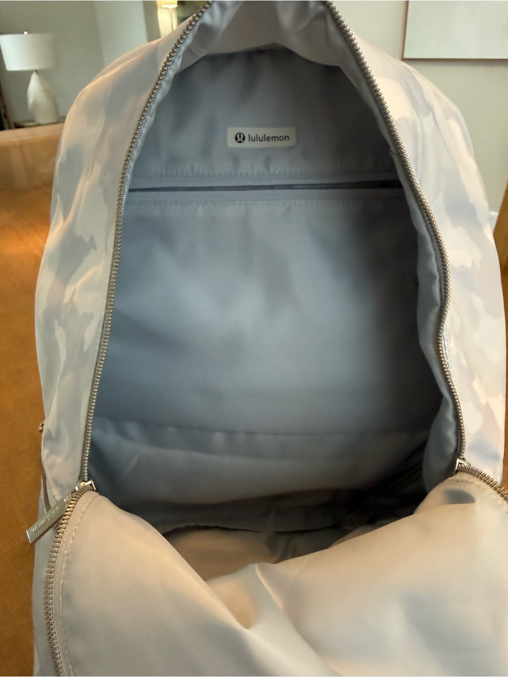 Lulelemon City Adventurer Backpack Light Grey Camo - Picture 8 of 8
